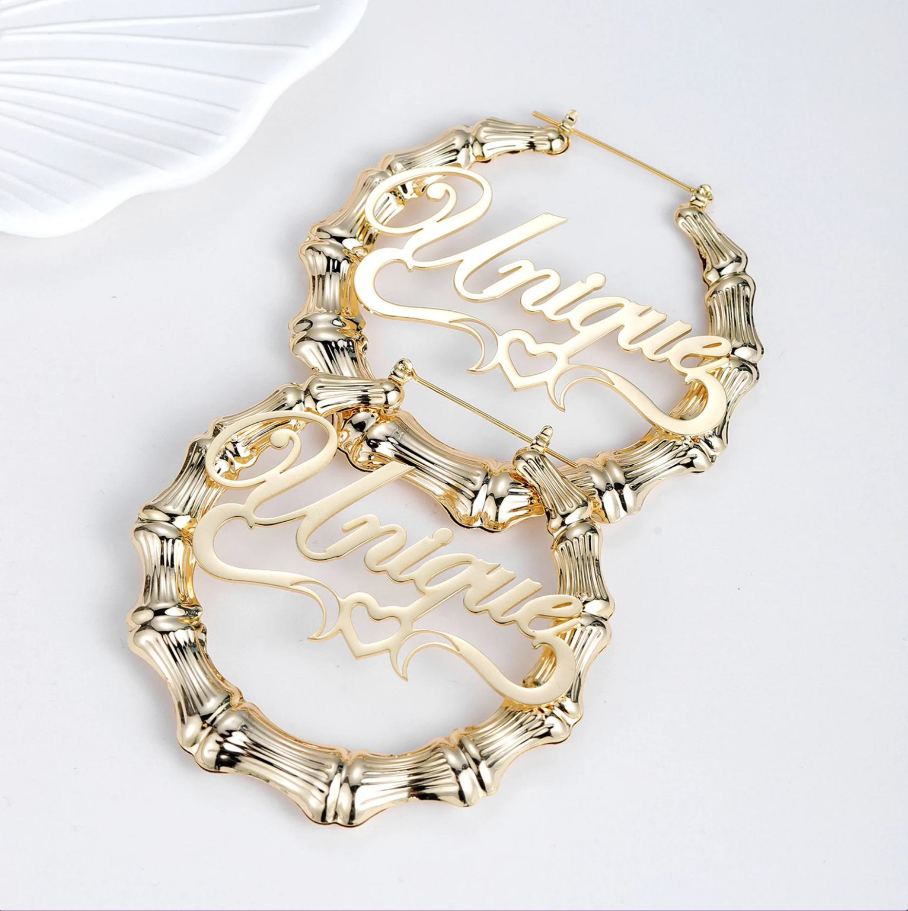 Custom 2025 bamboo earrings