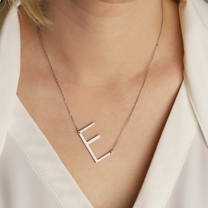 Name necklace 2025 single letters
